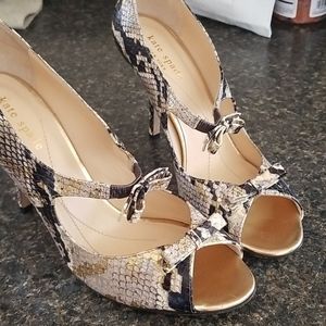 Kate Spade snakeskin heels